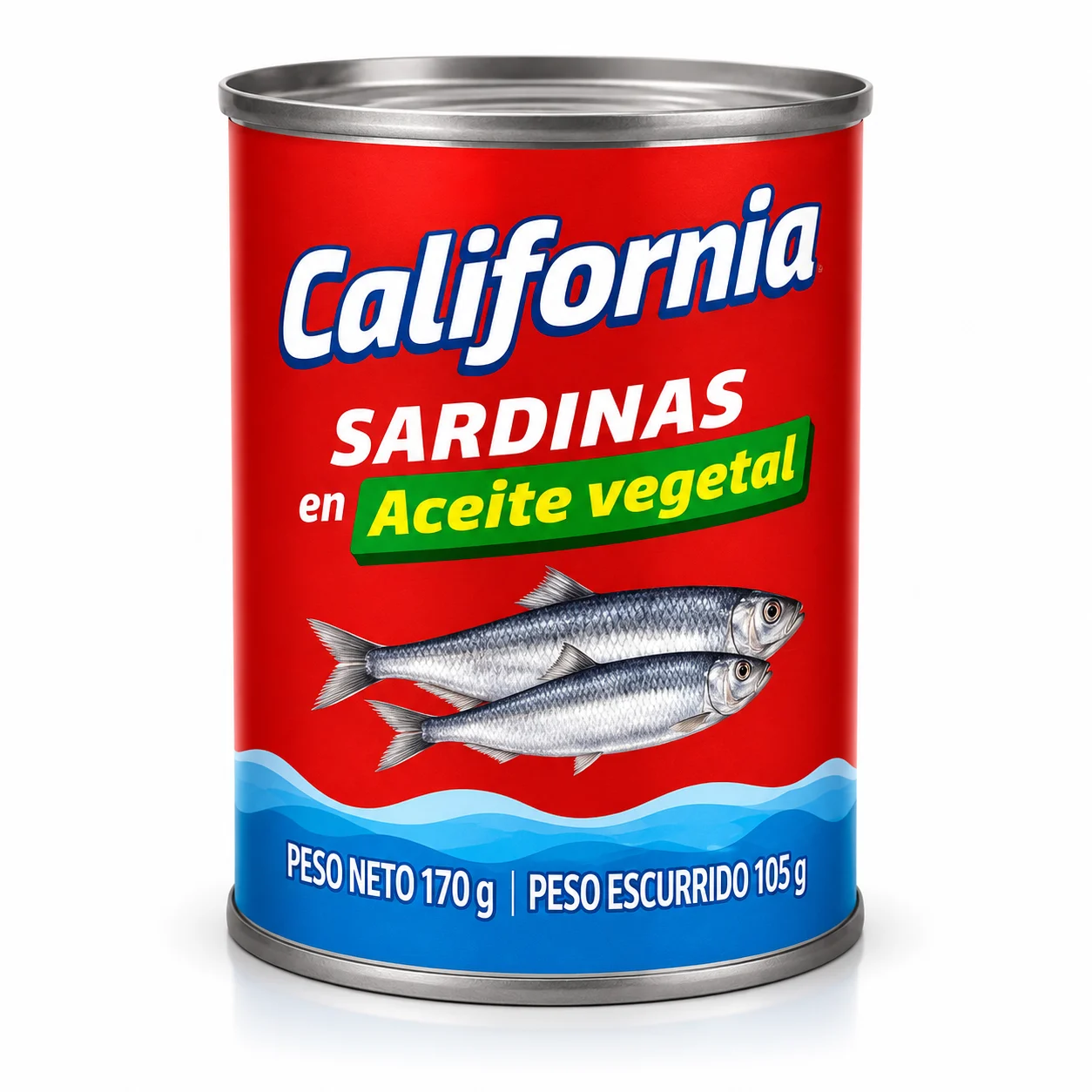 California Sardina en Aceite 170g