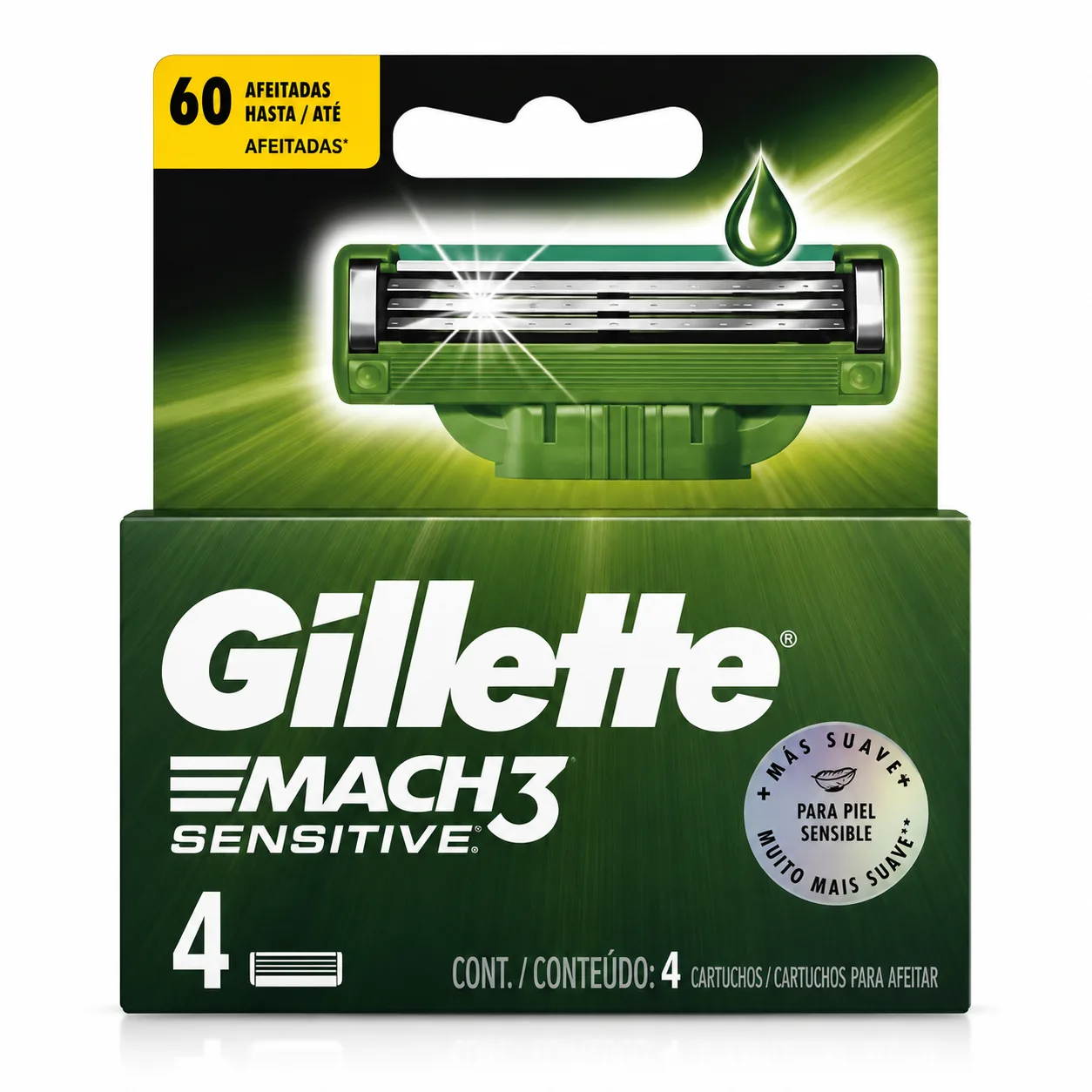 Gillete Mach3 Cartuchox4
